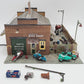 Woodland Scenics BR5045 HO Built-&-Ready Deuce's Bike Shop Assembled Building EX