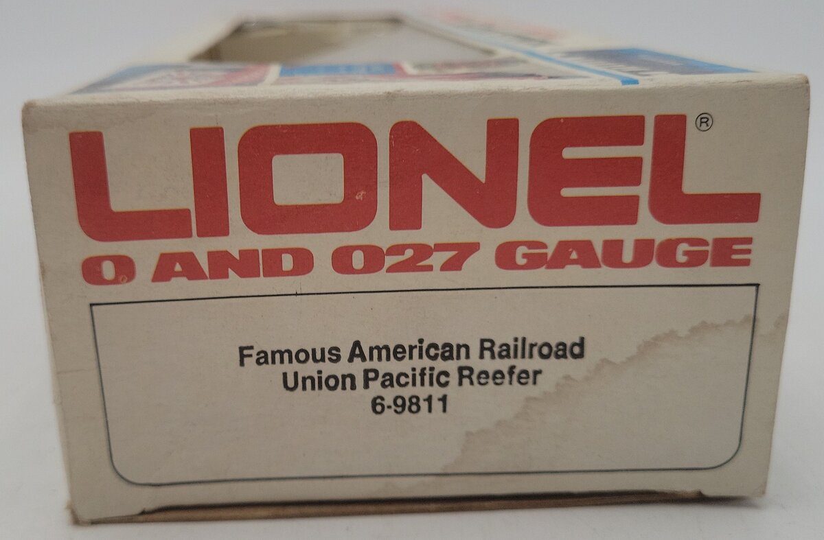 Lionel 6-9811 O Gauge SP/UP FARR Pacific Fruit Express Reefer Car #9811 EX/Box