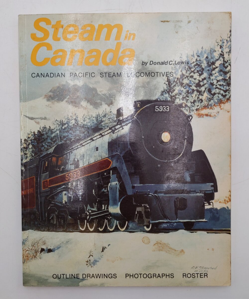 Steam In Canada Paperback Book By Donald C. Lewis VG