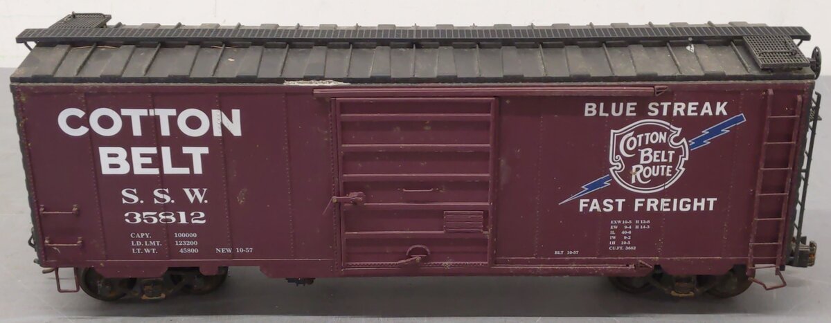 American Mainline G401-01 G SSW Cotton Belt PS-1 Boxcar #35812 w/ Metal Wheels