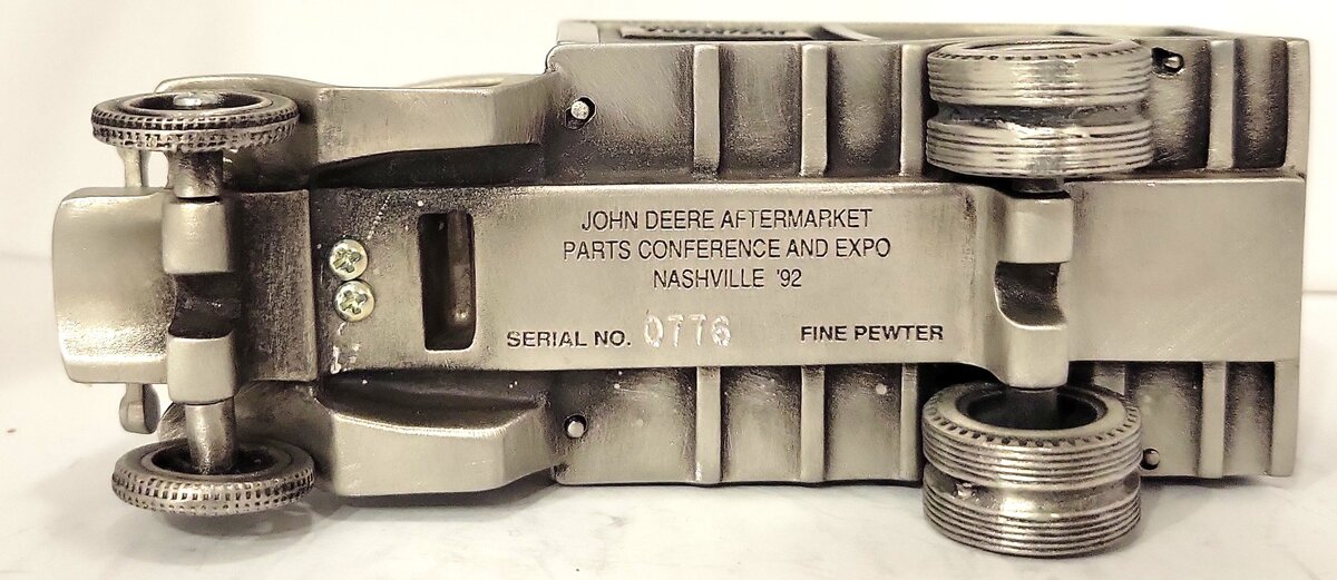 SpecCast Cust-157 Pewter Customer Driven John Deere Delivery Truck LN/Box