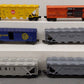Lionel O Assorted Train Cars: 6-9371, 6-6123, 6-6123, 6-9777, 6-9763, 6-6118 [6] VG