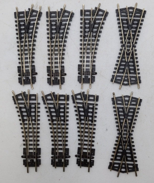 Peco N Scale Assorted Switches & Crossovers [8] EX