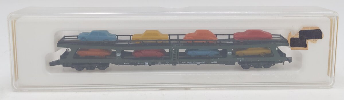 Marklin 8714 Z Scale DB Auto Transporter with 8 Cars LN/Box