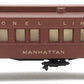 Lionel 2623 Vintage O Lionel Lines Manhattan Passenger Car