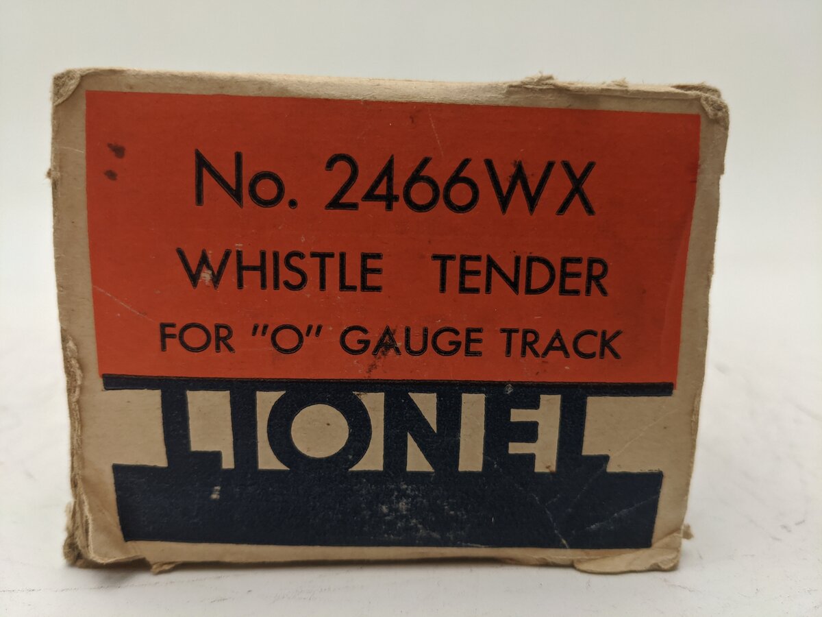Lionel 2466WX Vintage O Lionel Lines Whistling Tender VG/Box