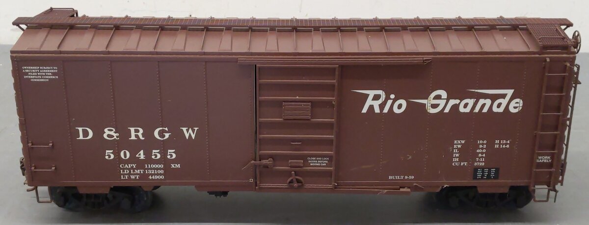 USA Trains R19227A G Denver & Rio Grande Western 40 Ft. PS-1 Simulated Steel Box
