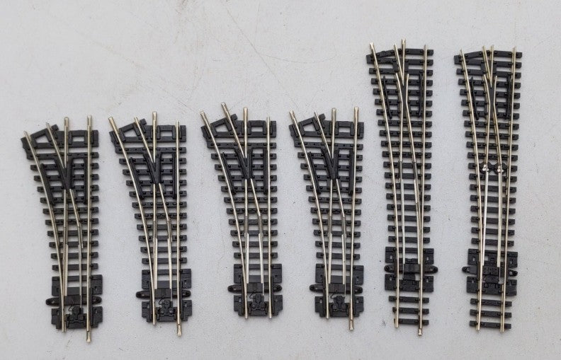 Peco N scale Assorted Switches [6] EX