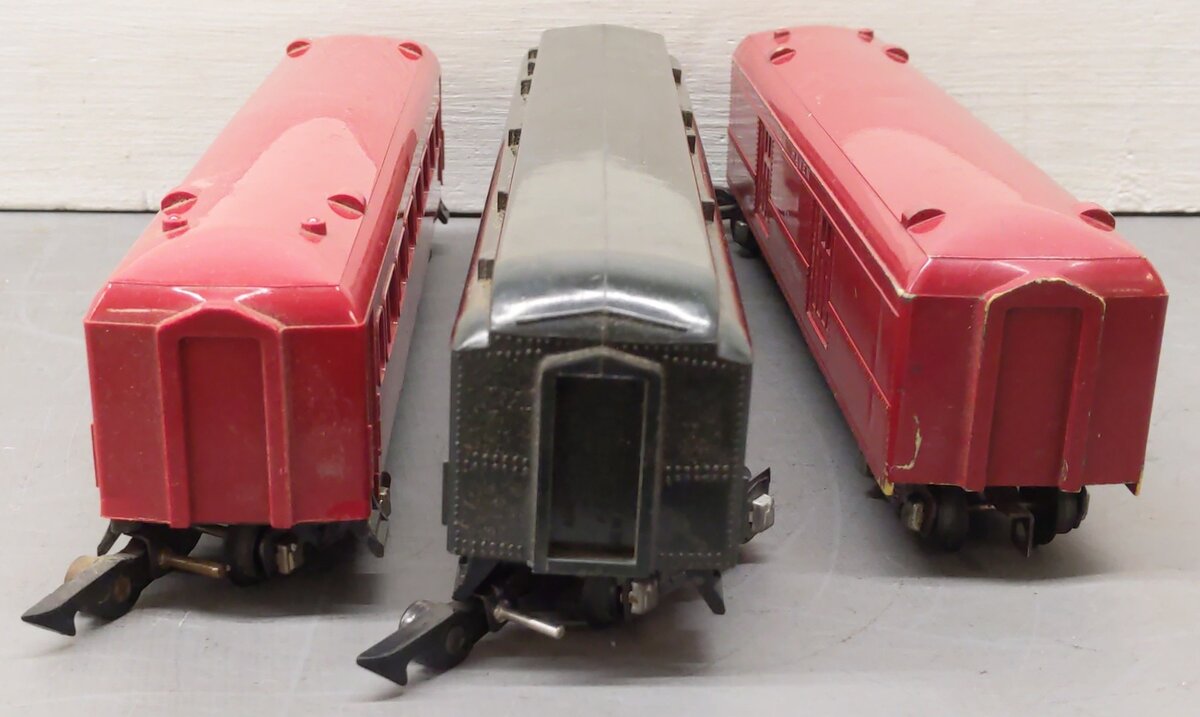 American Flyer Vintage S Gauge Passenger Cars #653,650,651 [3] VG