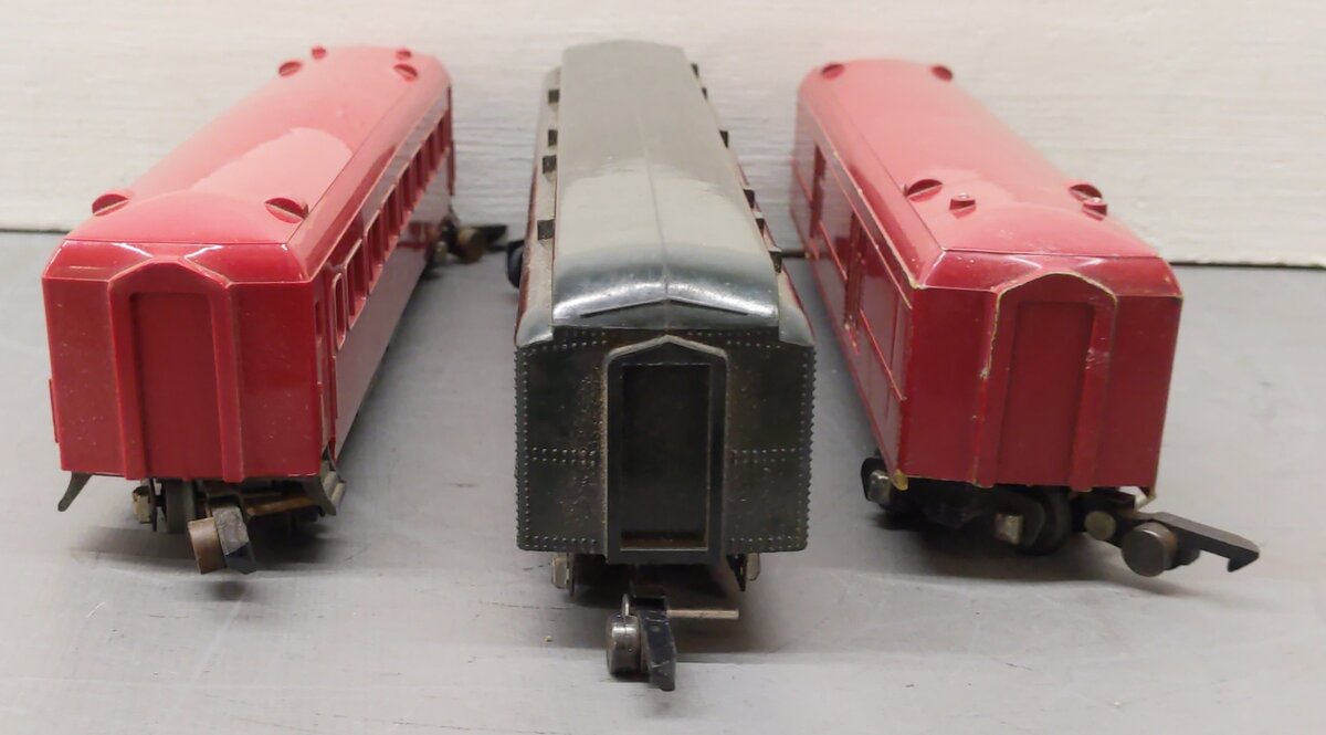 American Flyer Vintage S Gauge Passenger Cars #653,650,651 [3] VG