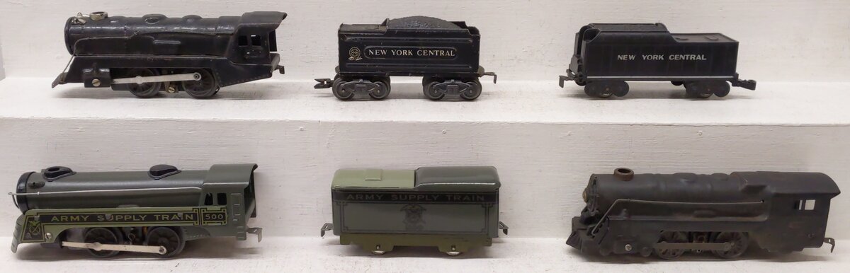 Marx Vintage O Gauge Steam Locomotive And Tenders #500,500 [5]