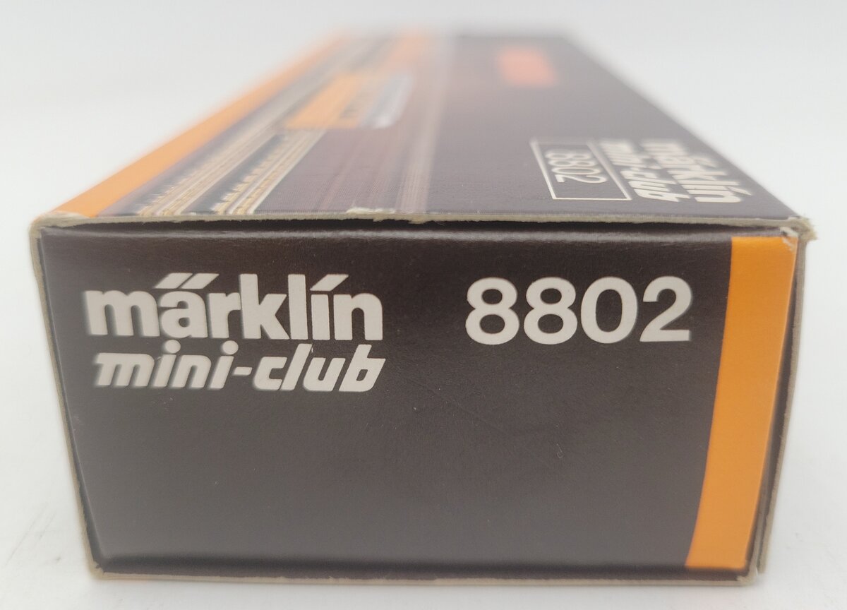 Marklin 8802 Z DB Schienenreinigungswagen Track Cleaning Railbus EX/Box