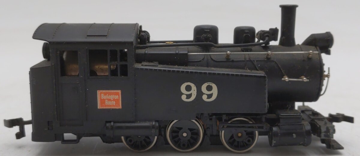 AHM HO Scale Steam Locomotive Burlington Route #99 VG