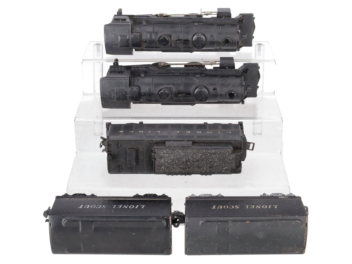 Lionel Vintage O Locomotives & Tenders # 1110, 6026W, 1110, 1001T & 1001T [5] VG
