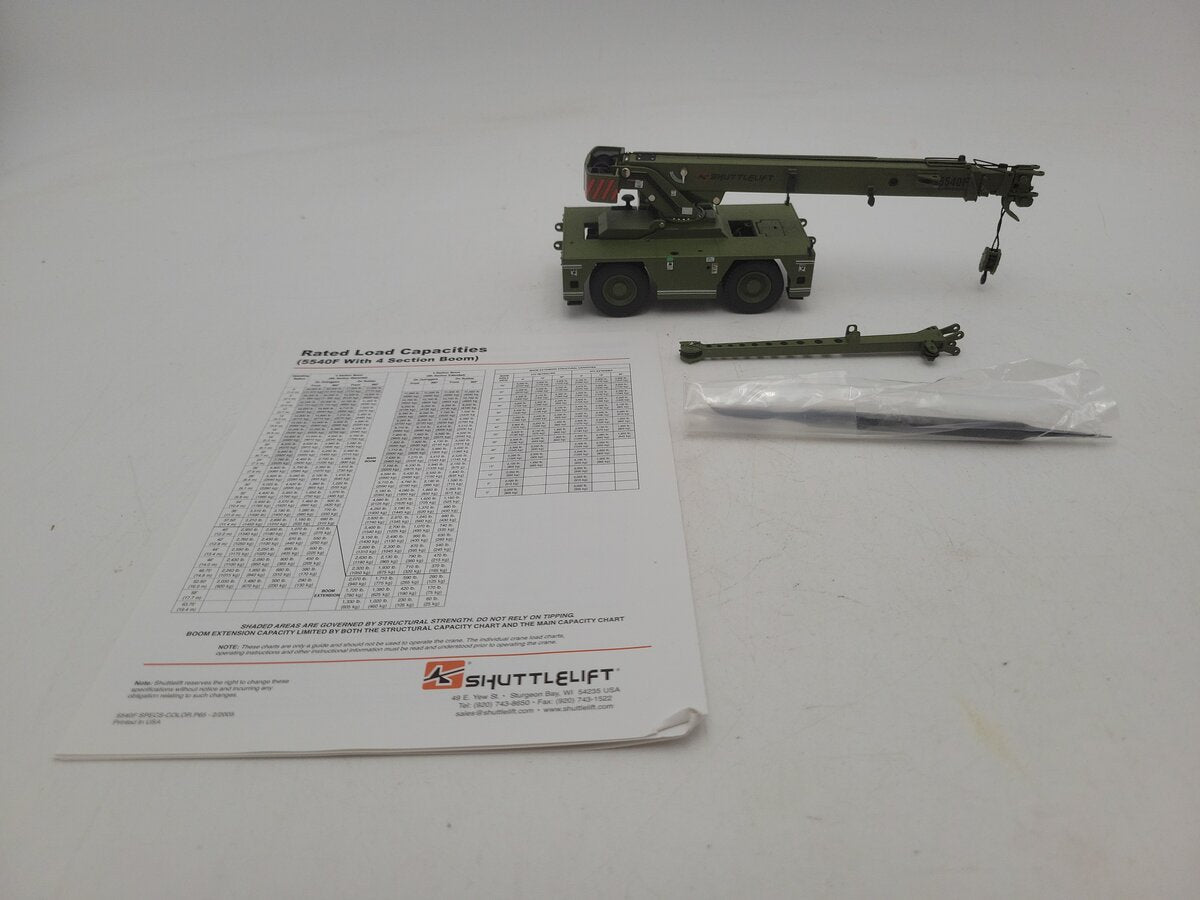 Sword Models SW2017-G 1:50 Scale Military Green Shuttlelift Carrydeck Crane EX/Box