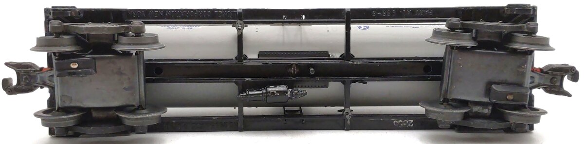 Lionel 2855 Vintage O Gray Sunoco Semi-Scale Tank Car