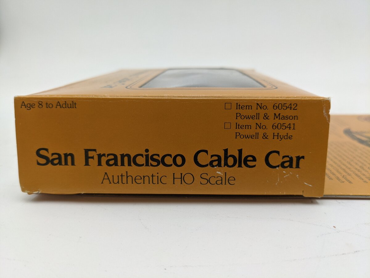 Bachmann 60541 HO San Francisco Powell & Mason Cable Car # 11 EX/Box