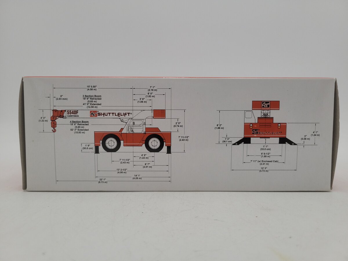 Sword Models SW2017-O 1:50 Scale Orange Shuttlelift 5540F Carrydeck Die Cast EX/Box