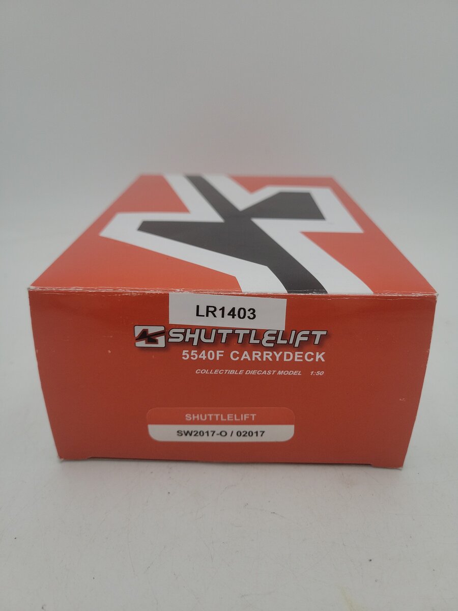 Sword Models SW2017-O 1:50 Scale Orange Shuttlelift 5540F Carrydeck Die Cast EX/Box