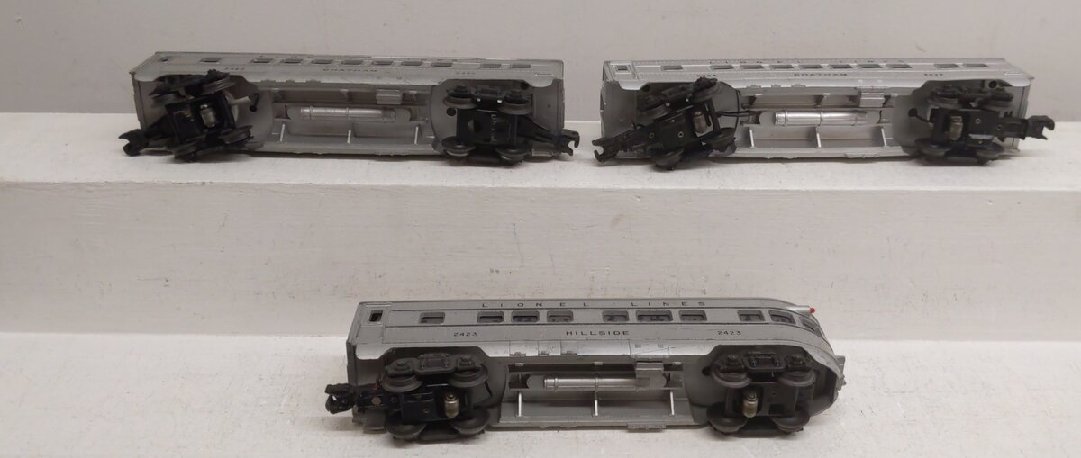 Lionel Vintage O Gauge Passenger Cars: 2422,2422,2423 [3] EX