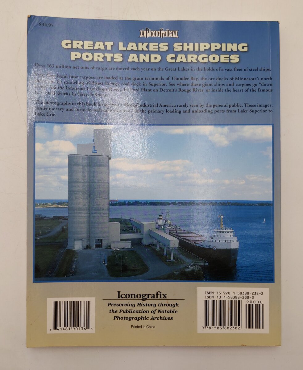 Great Lakes Shipping Ports & Cargoes Paperback Book By Patrick Lapinski EX