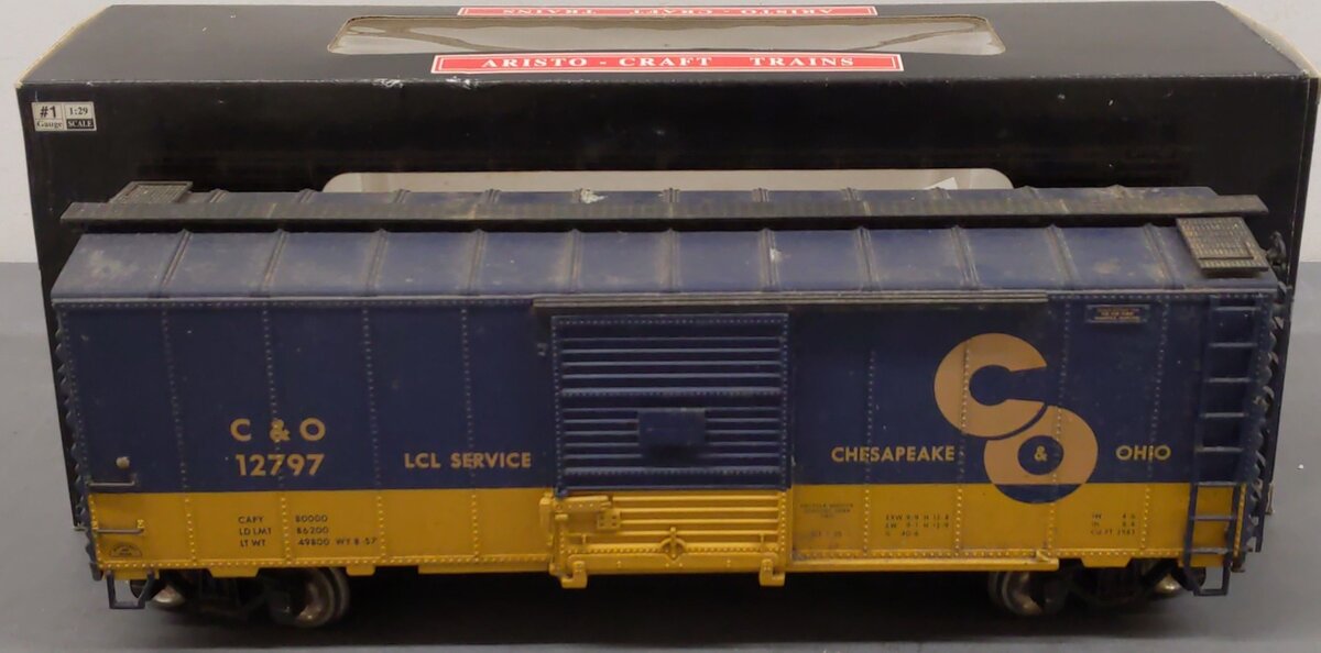 Aristo-Craft 46092 G Scale Chesapeake & Ohio Box Car/Box