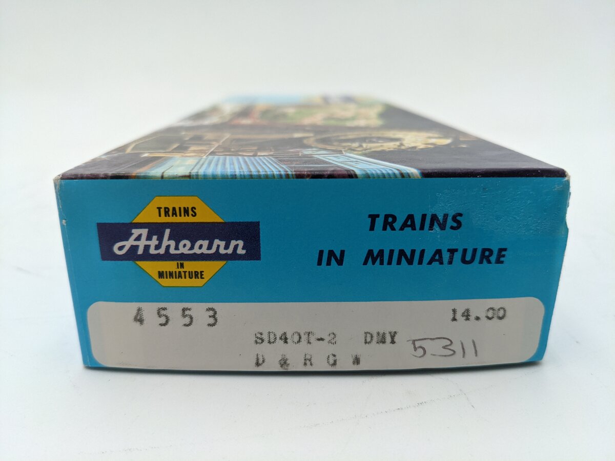 Athearn 4553 HO Rio Grande SD40T-2 Dummy Diesel Locomotive #5311/Box
