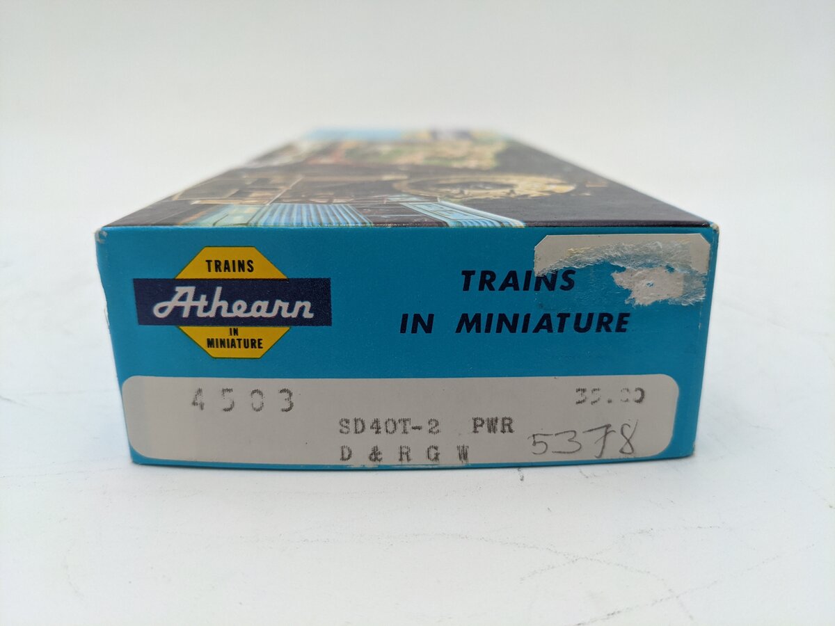 Athearn 4503 HO D&RG SD40T-2 Diesel Locomotive #5378/Box