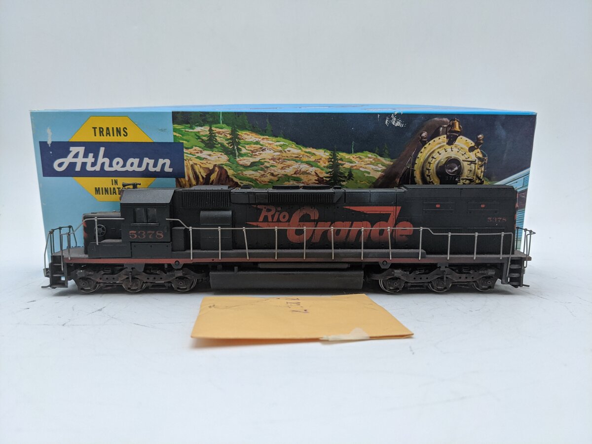 Athearn 4503 HO D&RG SD40T-2 Diesel Locomotive #5378/Box