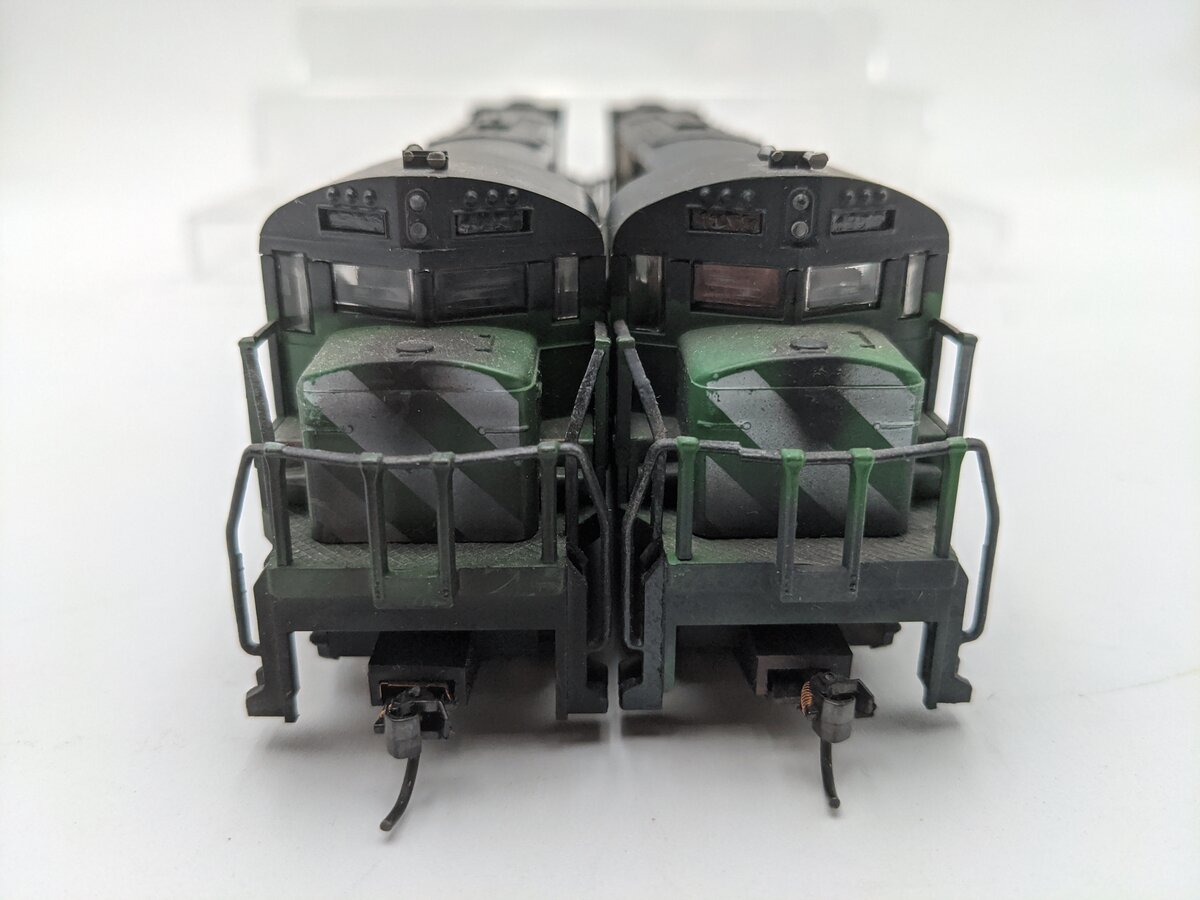 Life Like 628 HO Custom Weathered Burlington Northern  Locomotives 4355,4356 [2]