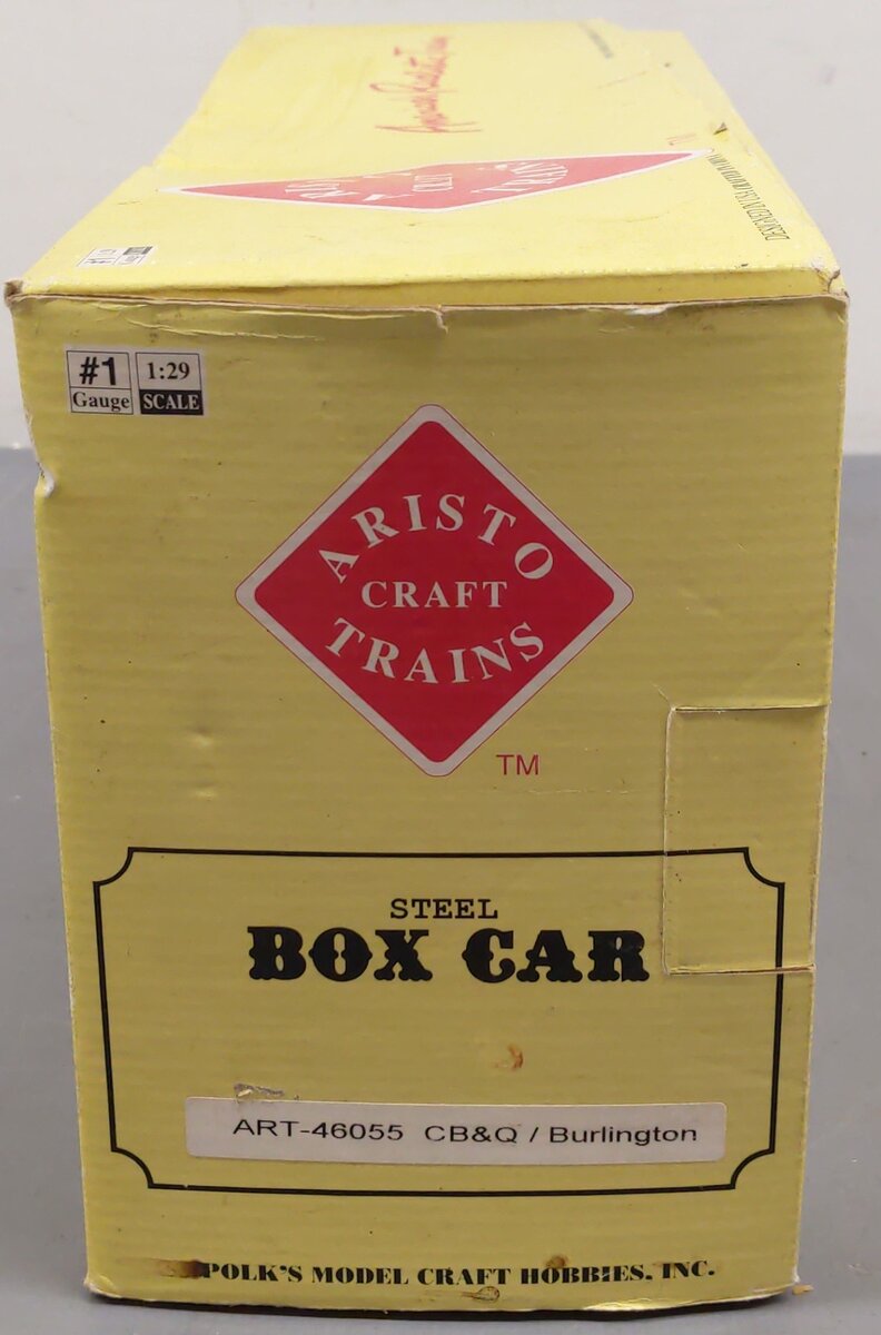 Aristo-Craft 46055 G Scale Burlington Boxcar #35270/Box