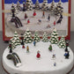 Christmas Fantasy Ltd. No. 60263 Wonderland Skaters Pond EX/Box