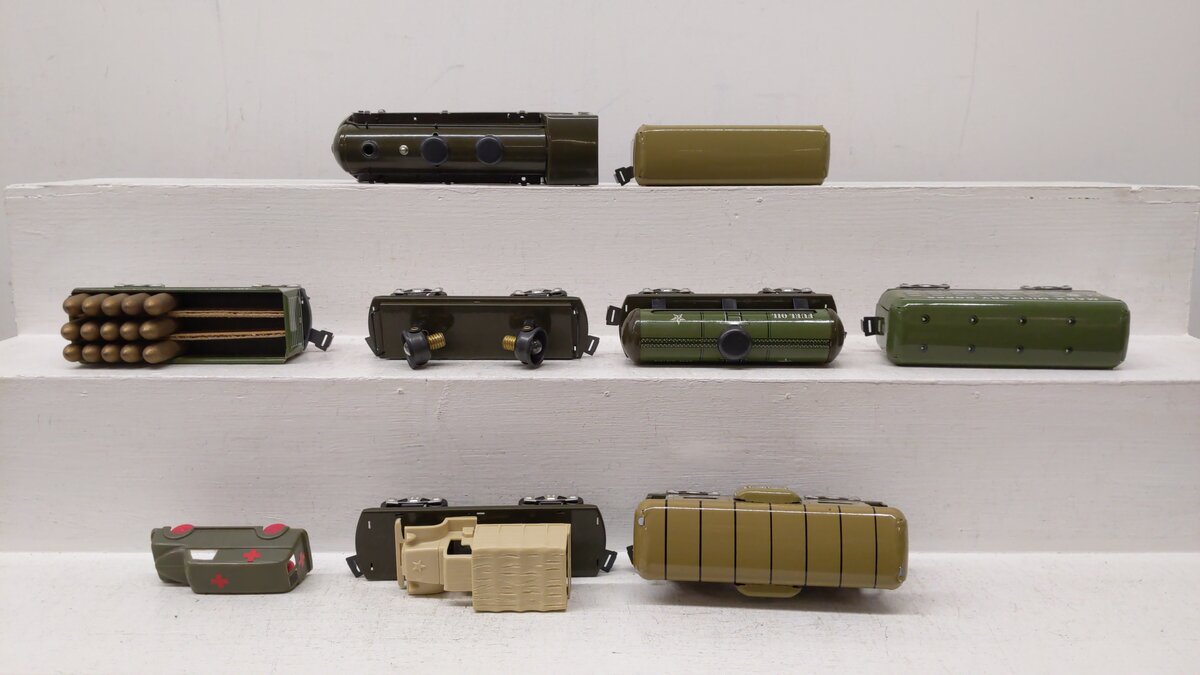 Marx 10471 O Gauge US Army Steamline Steam Train Set EX/Box
