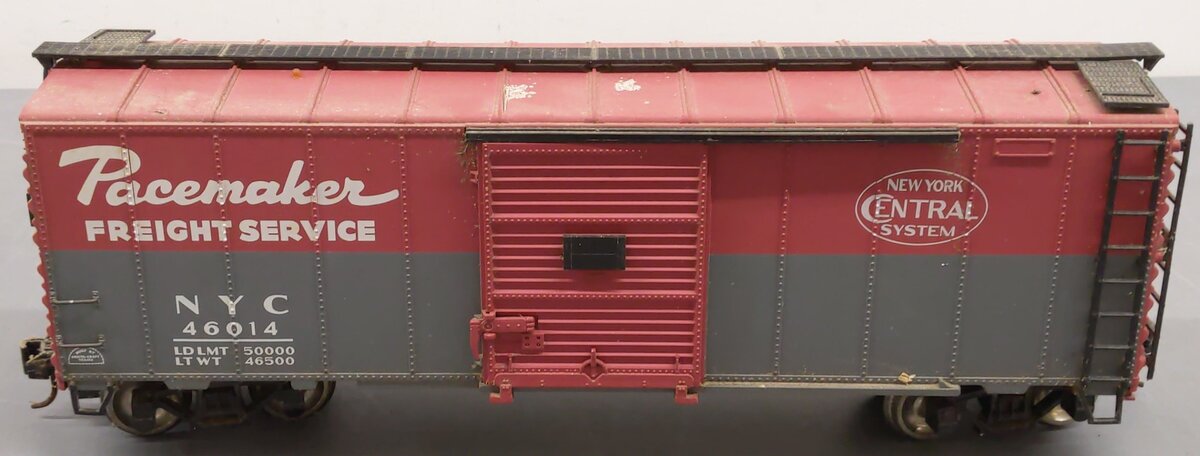 Aristo-Craft 46014 G Scale New York Central Boxcar - Metal Wheels/Box