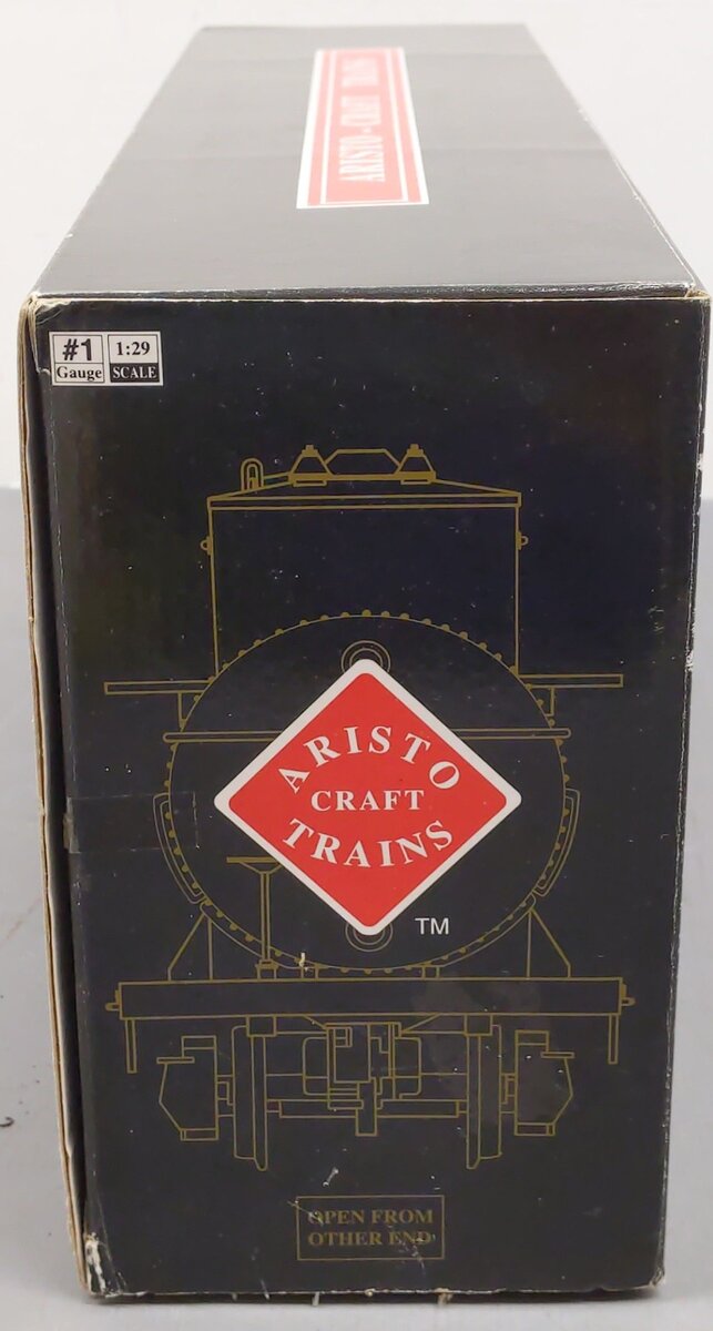 Aristo-Craft 41309 Santa Fe Single Dome Tank Car (Metal Wheels)/Box