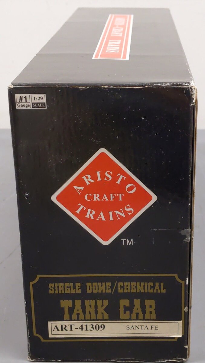 Aristo-Craft 41309 Santa Fe Single Dome Tank Car (Metal Wheels)/Box