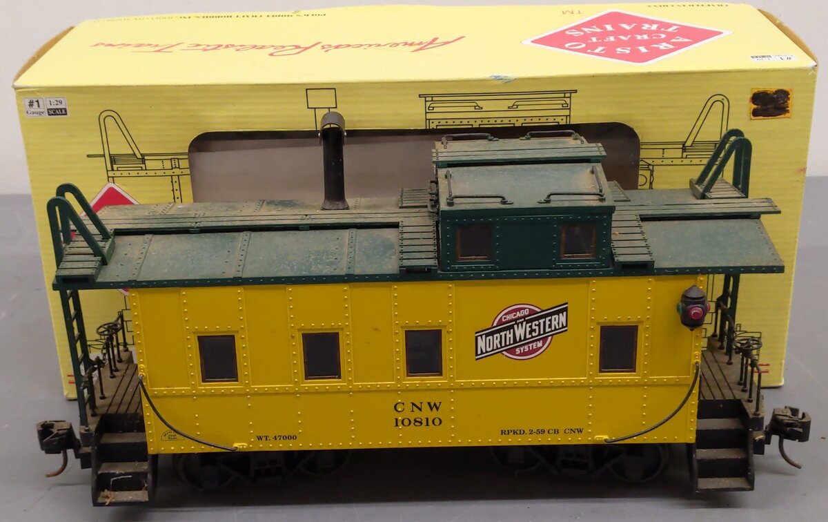 Aristo-Craft 42112 C&NW Caboose/Box