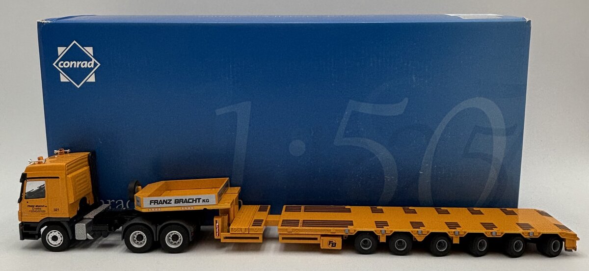 Conrad 40178/0 1:50 Actros Franz Bracht KG Goldhofer Low Loader LN/Box