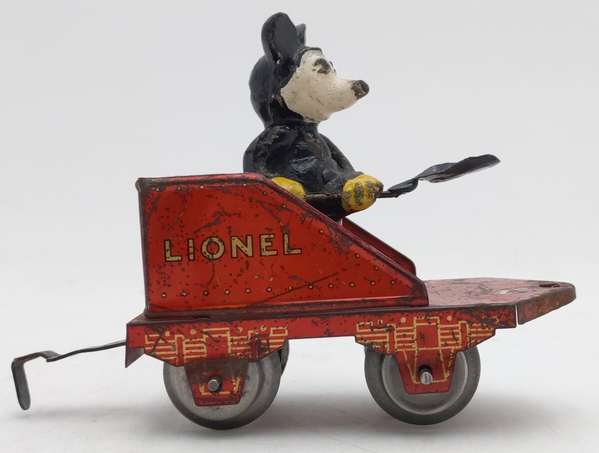 Lionel 1509 Vintage O Prewar Tinplate Mickey Mouse Stoker Tender