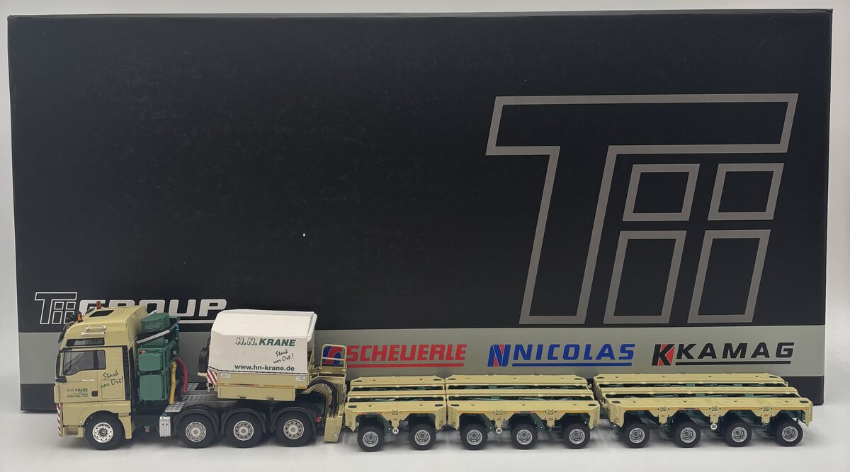 WSI 01-1141 1:50 H.N. Krane - MAN TGX XXL w/ Scheuerle Intercombi and VW BF3 LN/Box
