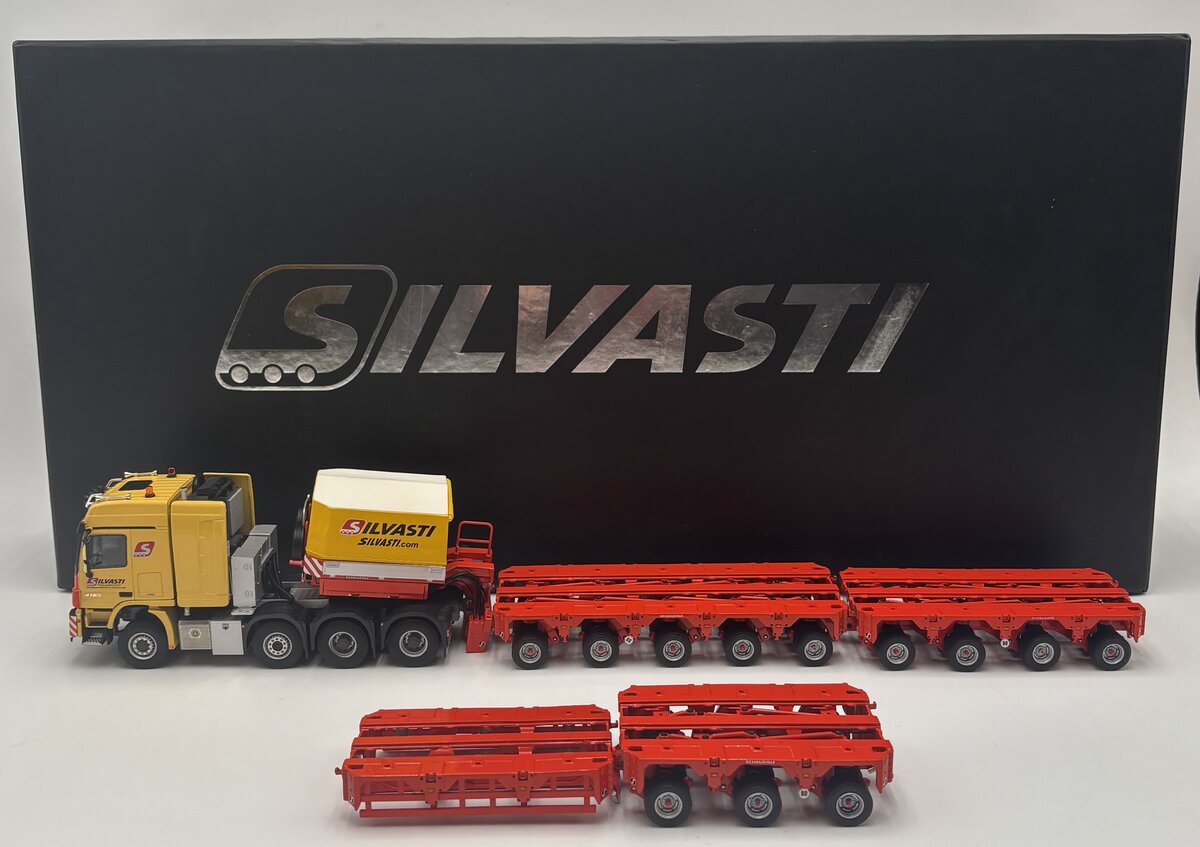 WSI 02-1250 1:50 Silvasti Mercedes MP3 L-Cabine 8x6 w/Scheuerle Intercombi LN/Box