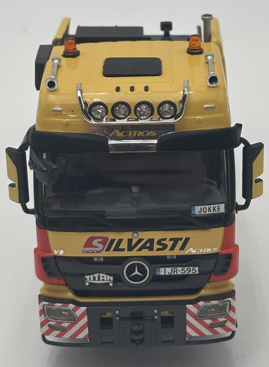 WSI 02-1250 1:50 Silvasti Mercedes MP3 L-Cabine 8x6 w/Scheuerle Intercombi LN/Box