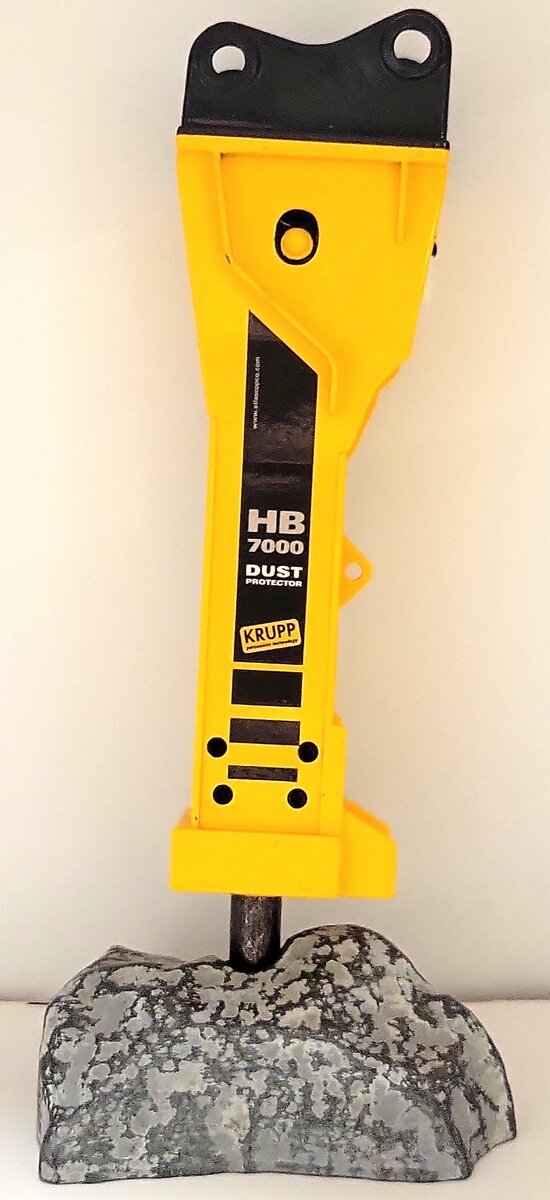 KRUPP 325 1:18 Hammer Breaker Attachment w/ Stone LN/Box