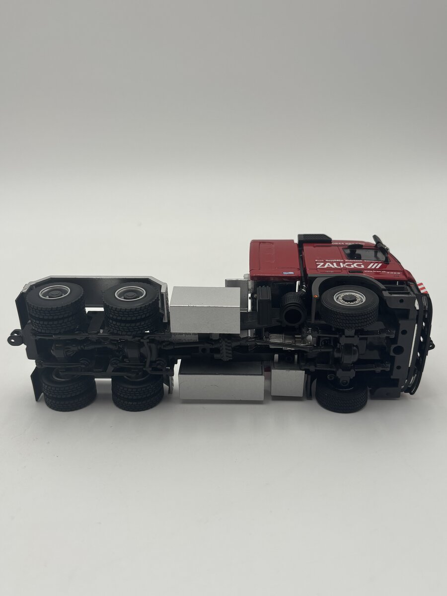 WSI 01-1099 1:50 Zaugg Mercedes MP3 L-Cabine 6x6-Scheuerle Intercombi LN/Box
