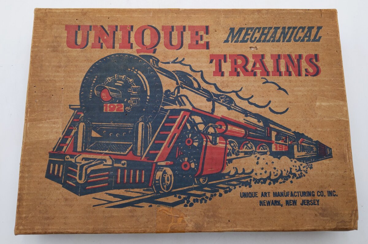 Unique 400 Vintage O Gauge "Benny The Brakeman" Clockwork Steam Freight Set VG/Box