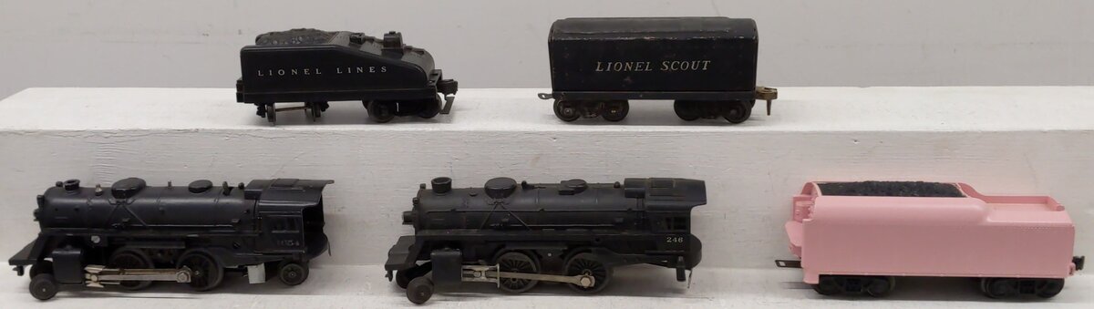 Lionel Vintage Custom O Gauge Steam Locomotives And Tenders #246,1654 [5]