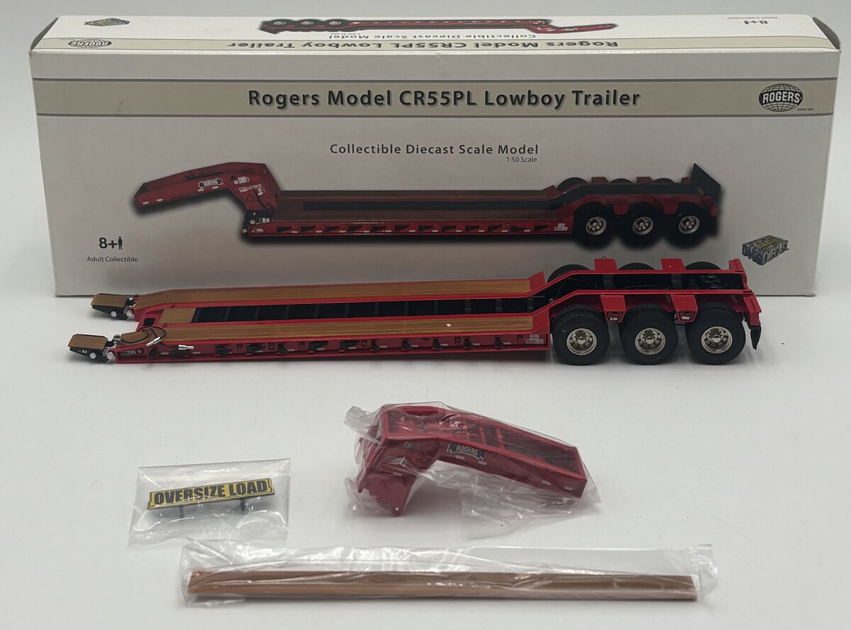 TWH Collectibles TWH006 1:50 Rogers Model CR55PL Lowboy Trailer LN/Box