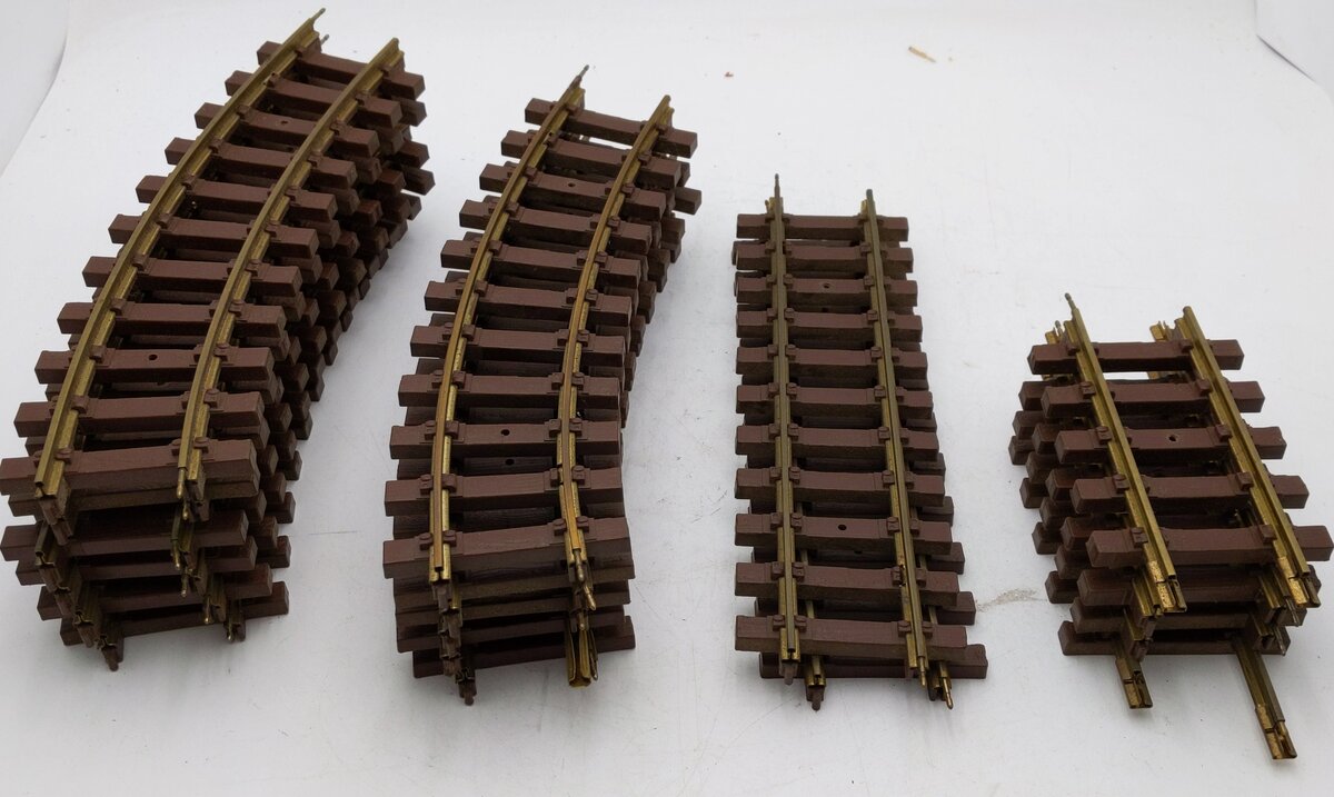 Assorted G Scale Lionel Lines Brass Curved & Straight Tracks Sections [17] EX