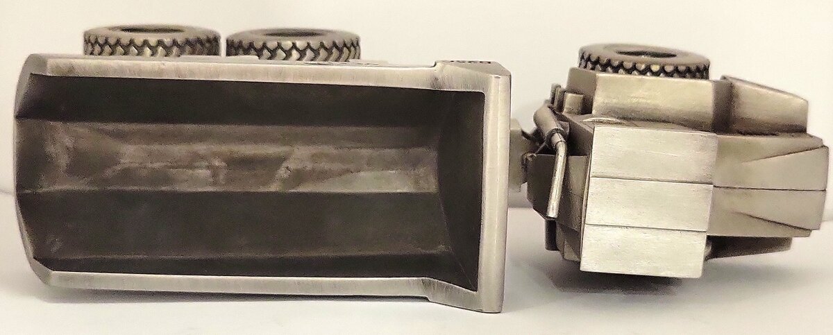 SpecCast CUST-671 1:50 Pewter Bell B25C Dump Truck LN/Box