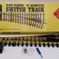 Aristo-Craft 30380 G Brass Left Hand 10' Wide Radius Manual Switch Turnout EX/Box